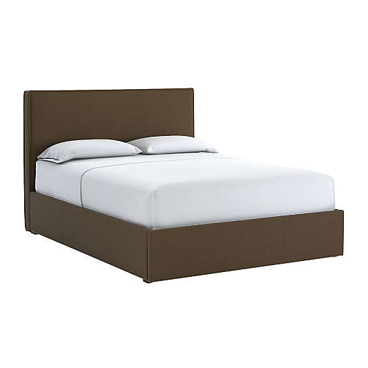 Flange Queen Bed Carbon