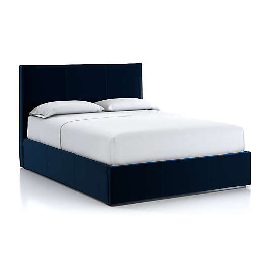 Flange Queen Bed Midnight