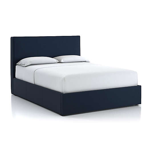 Flange Queen Bed Sapphire