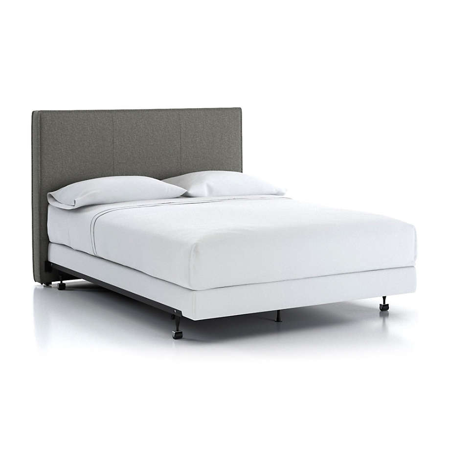 Flange Queen Headboard Grey + Reviews Crate & Barrel