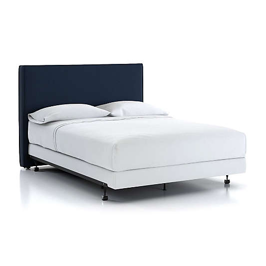 Flange Queen Headboard Sapphire