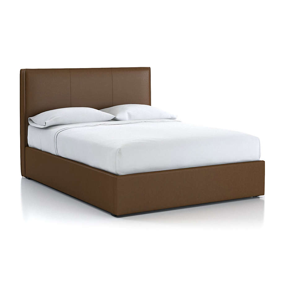 Flange Upholstered Headboard with GasLift Base Crate & Barrel