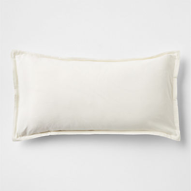 View Cozysoft Organic Flannel Arctic Ivory King Pillow Sham details