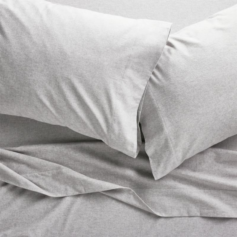 Grey Flannel Sheet Sets | Crate & Barrel