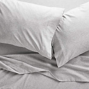 grey flannel pillowcases