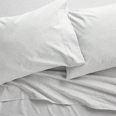 View Stripe Flannel Queen Sheet Set details