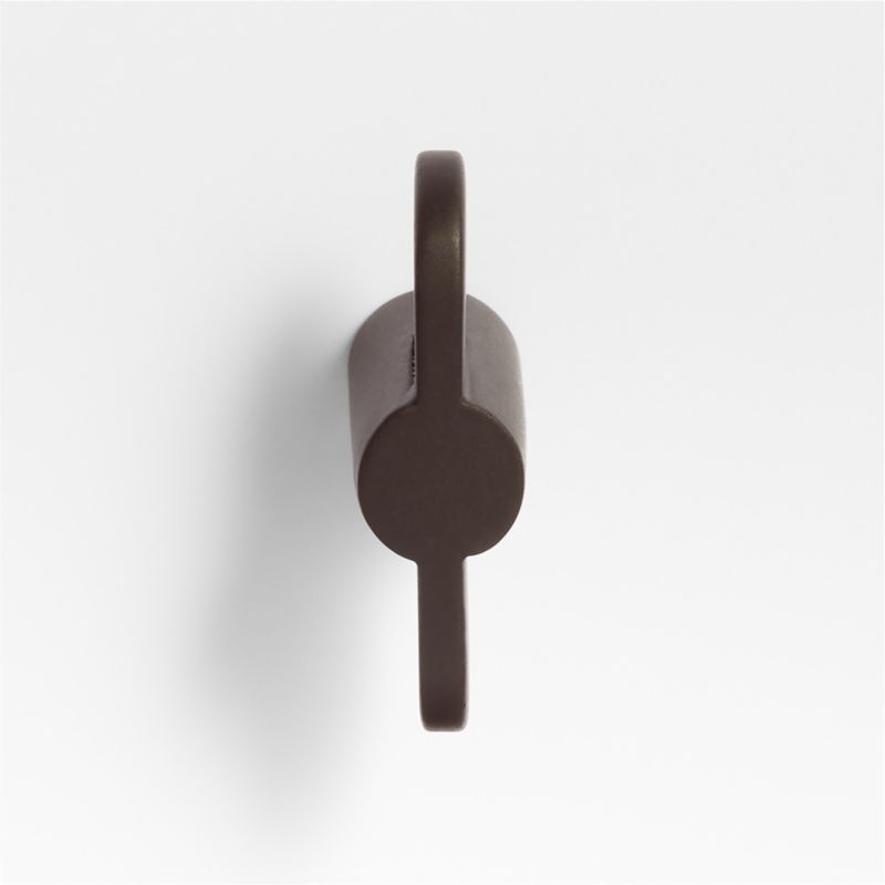 Flat Bar Matte Black Cabinet Knob