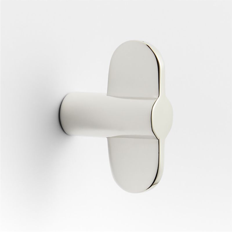 Flat Bar Polished Chrome Cabinet Knob