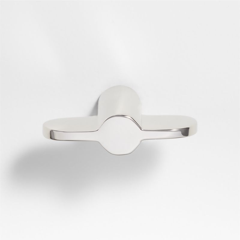 Flat Bar Polished Chrome Cabinet Knob