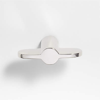 Flat Bar Polished Chrome Cabinet Knob