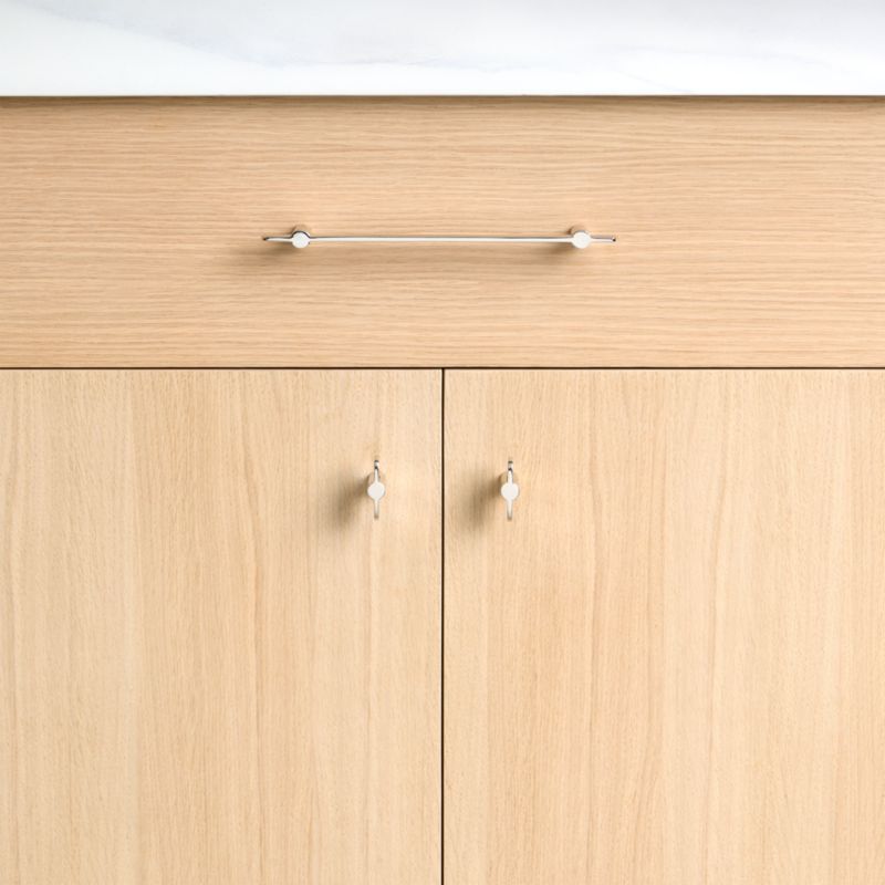 Flat 5" Polished Chrome Cabinet Drawer Bar Pull - image 2 of 4