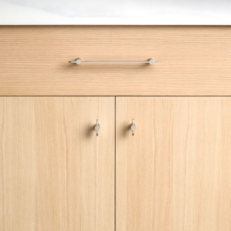 Flat 5" Brushed Nickel Cabinet Drawer Bar Pull - image 3 of 5