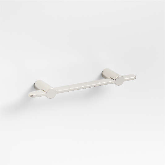 Flat 3" Polished Chrome Cabinet Drawer Bar Pull