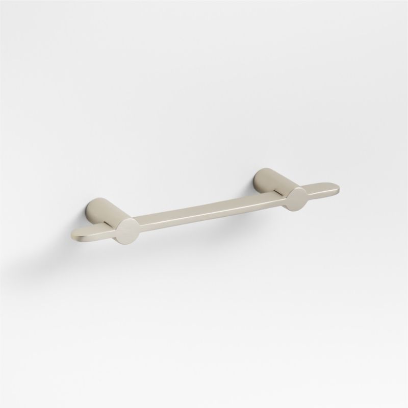 Flat 3" Brushed Nickel Cabinet Drawer Bar Pull