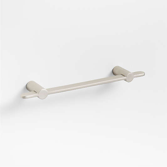 Flat 4" Brushed Nickel Cabinet Drawer Bar Pull