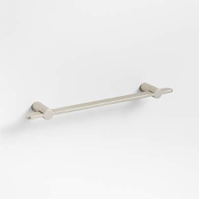 Flat 5" Brushed Nickel Cabinet Drawer Bar Pull