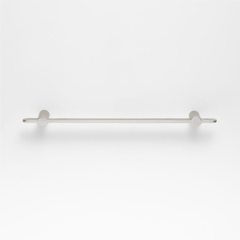 Flat 6" Brushed Nickel Cabinet Drawer Bar Pull - image 4 of 5