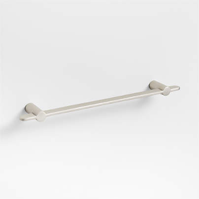 Flat 6" Brushed Nickel Cabinet Drawer Bar Pull