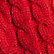 Red Cable Knit