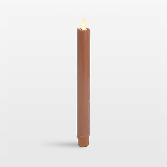 Flicker Flameless Carmel Cafe Taper Candle