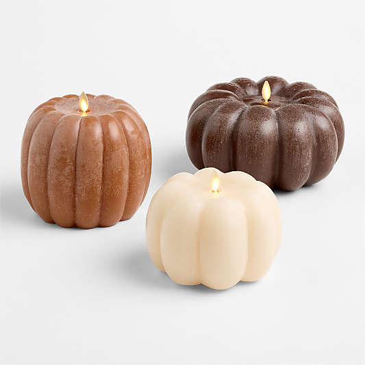 Flicker Flameless Pumpkin LED Candles