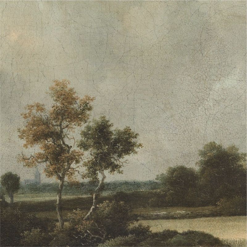 "Field of Clouds" by Jacob Van Ruisdael 60" x 40" Framed Wall Art Print - image 3 of 4