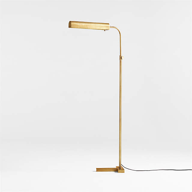 brass standard reading lamps