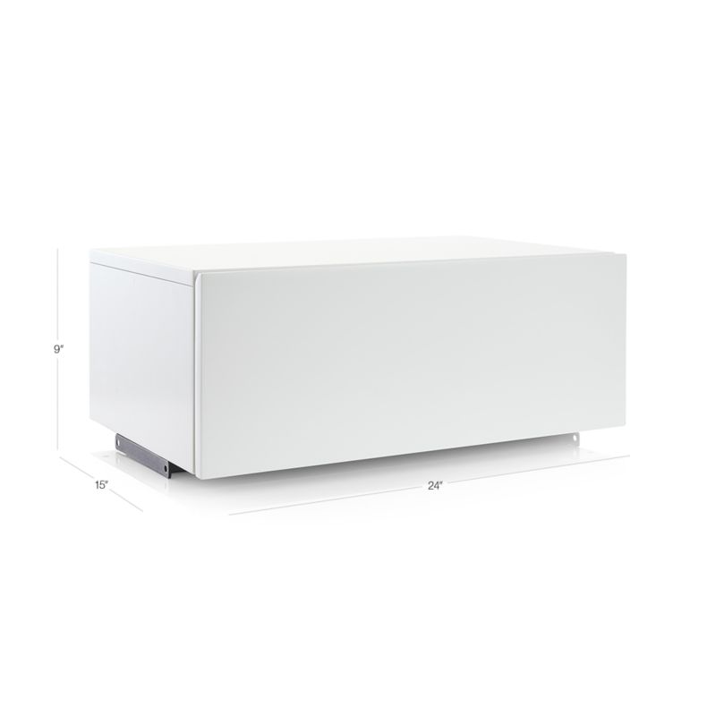 View Flex 24" White Storage Drawer Box - image 2 of 7