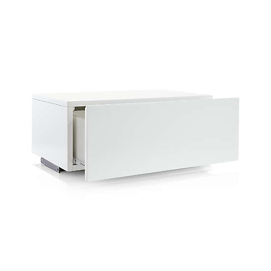 Flex 24" White Storage Drawer Box