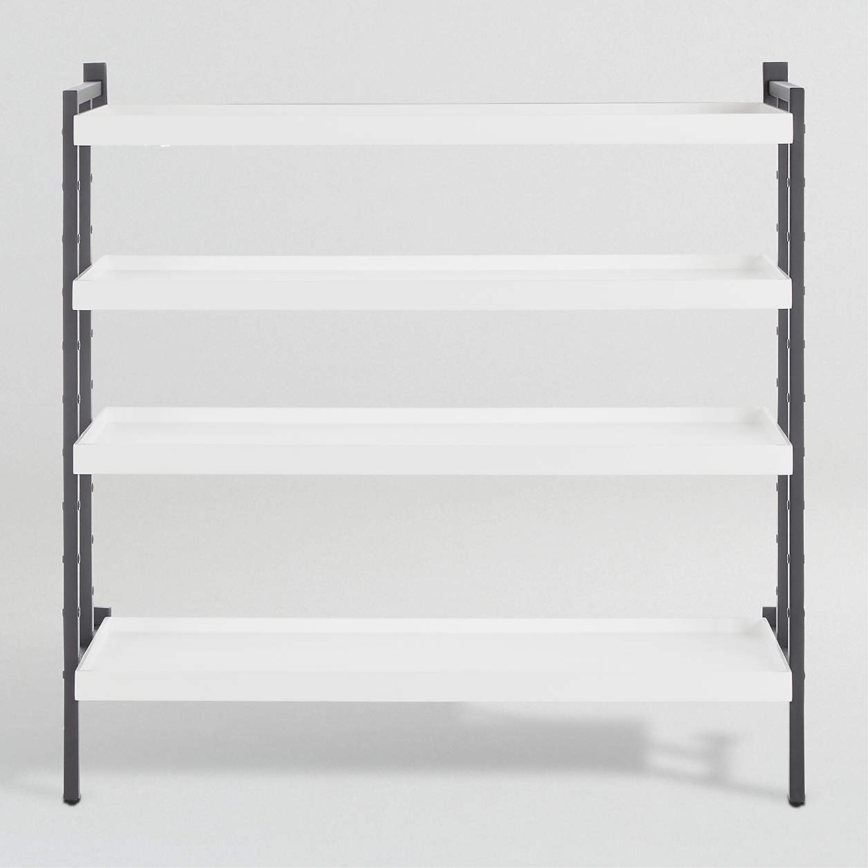Flex Modular 36" 4Shelf Half Bookcase + Reviews Crate & Barrel