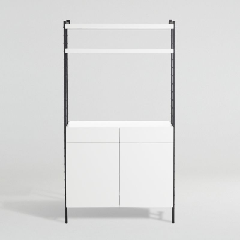 Flex Modular Closed Storage Cabinet with Shelves - image 0 of 9