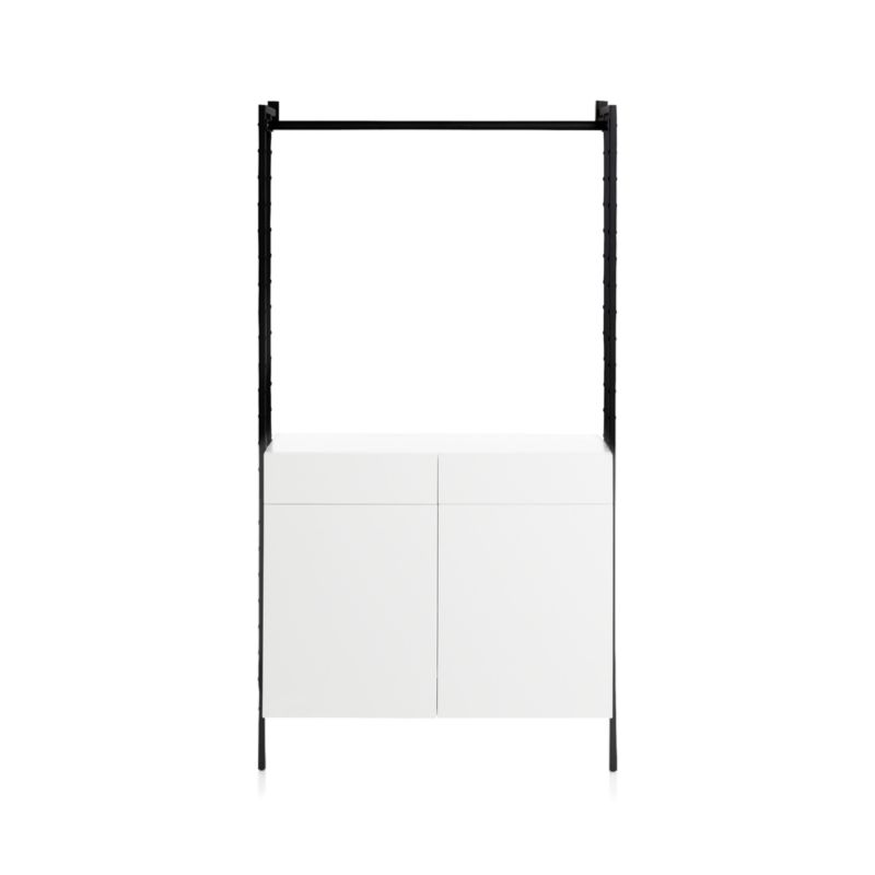 Flex Modular Closed Storage Cabinet with Clothing Bar - image 2 of 3