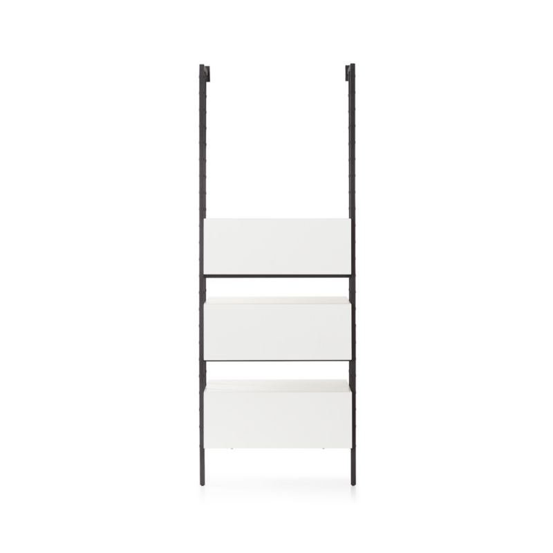 Flex White 3-Drawer Bookcase - image 6 of 7