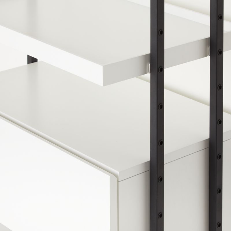 Flex White 3-Drawer, 2-Shelf Bookcase - image 4 of 6