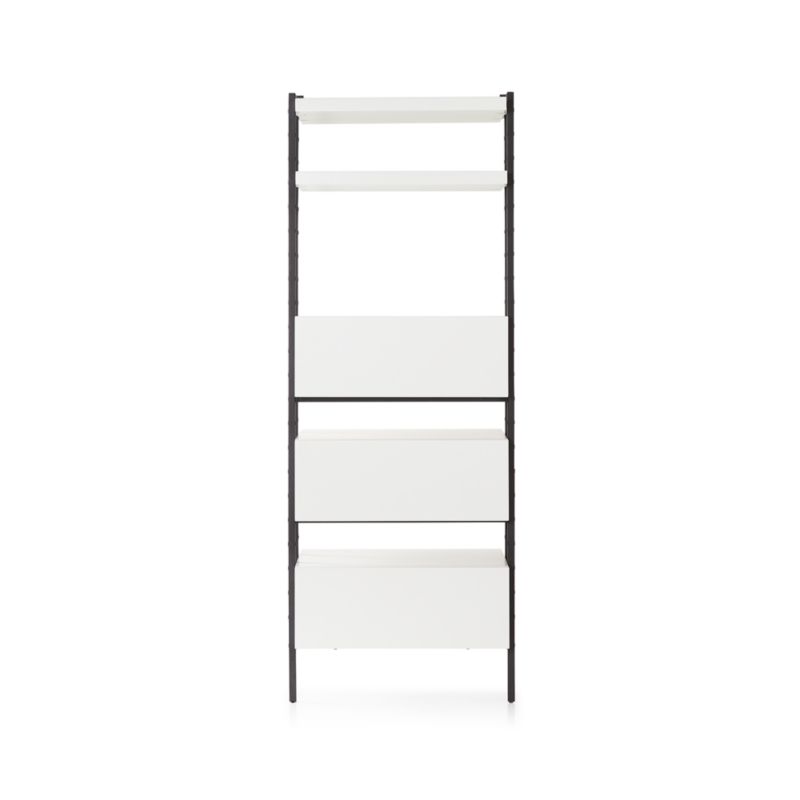 Flex White 3-Drawer, 2-Shelf Bookcase - image 5 of 6