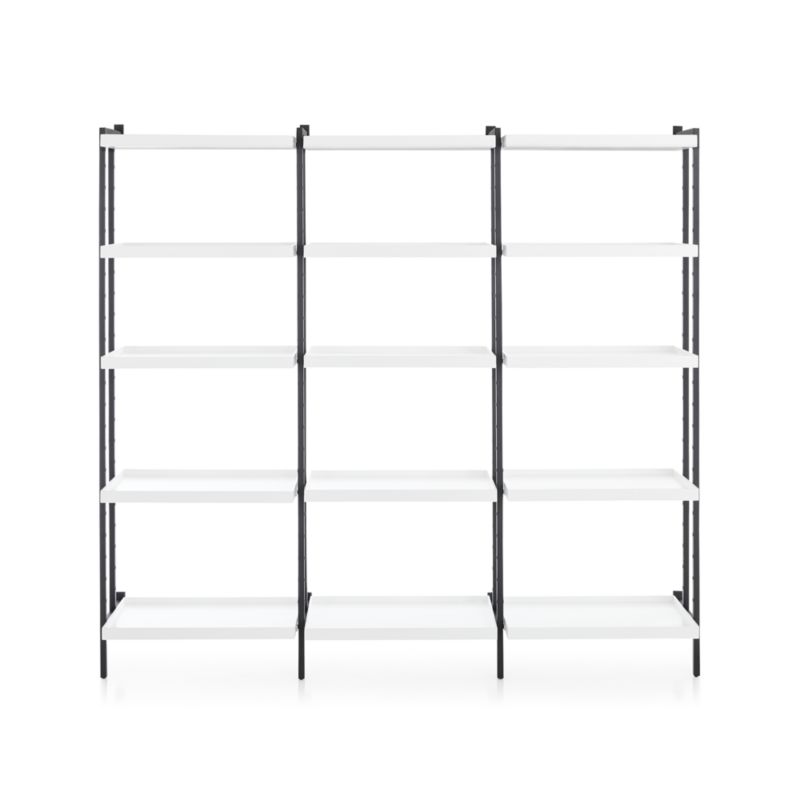 Flex Modular Triple 24" 5-Shelf Bookcase - image 6 of 6