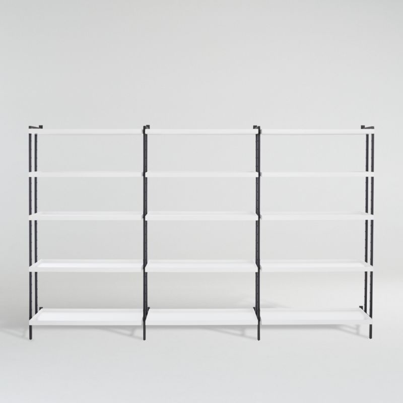 Flex Modular Triple 36" 5-Shelf Bookcase - image 0 of 8