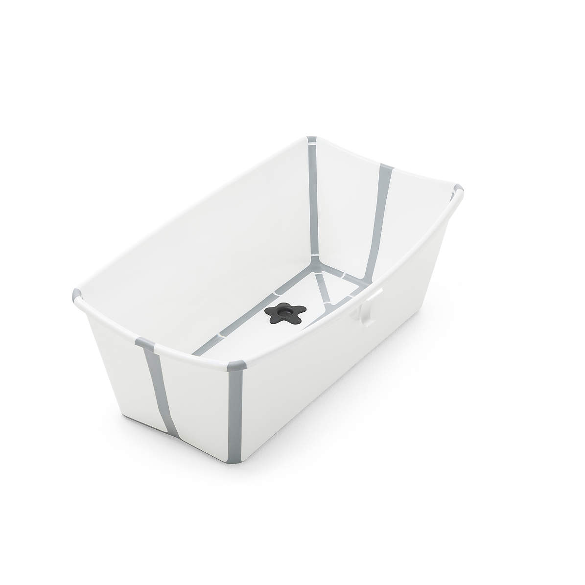 Stokke Flexi Bath White Foldable Baby Bath with Newborn Seat + Reviews