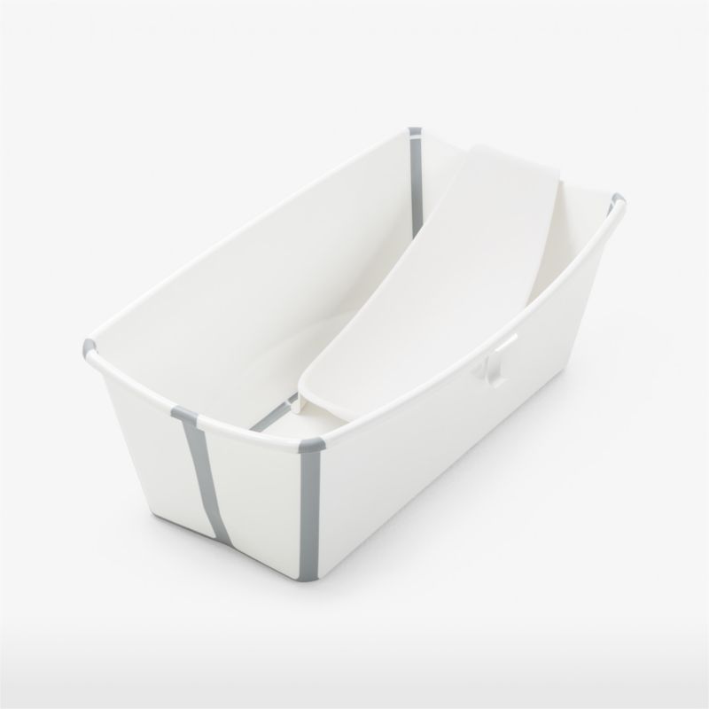 Stokke Flexi Bath White Foldable Baby Bath Bundle - image 0 of 5