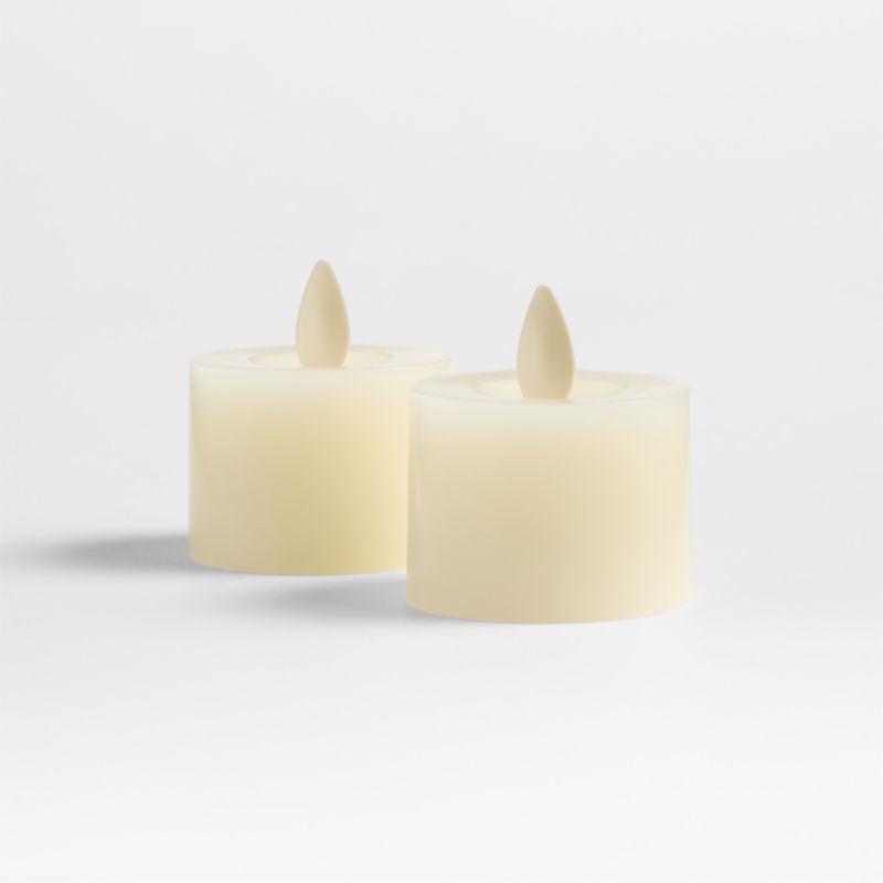 Flicker Flameless White Votive Candles, Set of 4 - image 1 of 3