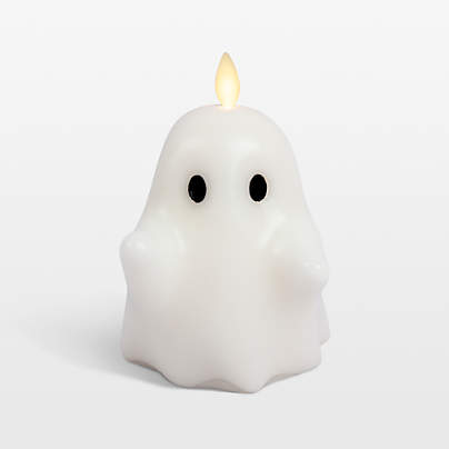 Flicker Flameless White Ghost Candle