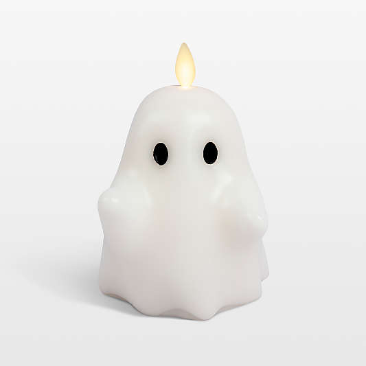 Flicker Flameless White Ghost Candle