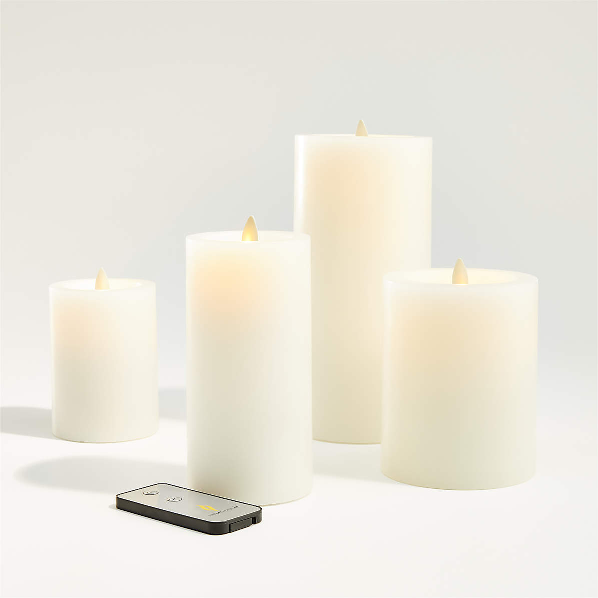 Warm White Flicker Flameless Wax Candles