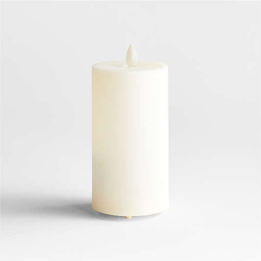 Flicker Outdoor Flameless Pillar Candle 3"x6"