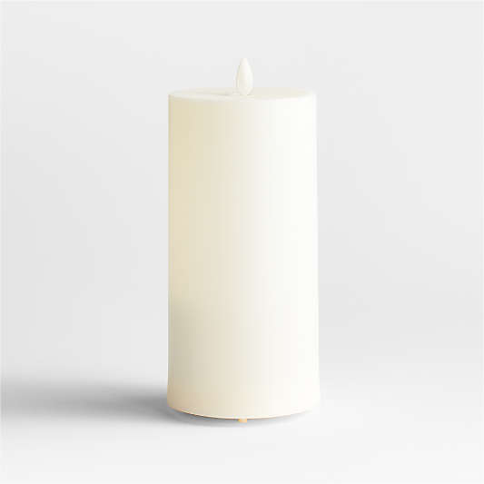 Flicker Outdoor Flameless Pillar Candle 4"x8"