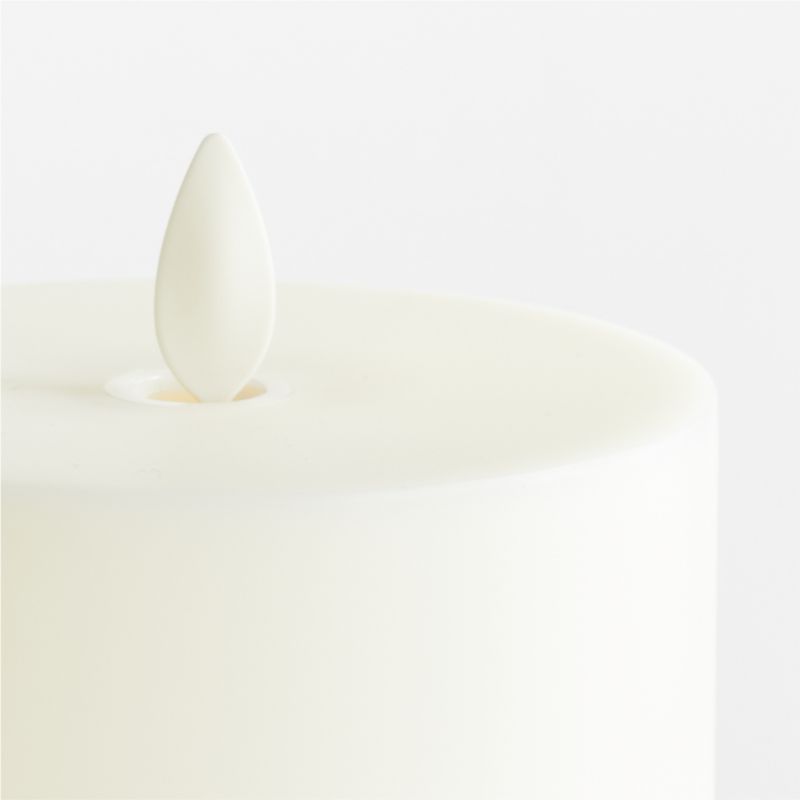 Flicker Outdoor Flameless Pillar Candle 3"x4"