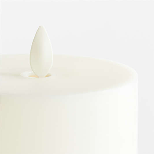 Flicker Outdoor Flameless Pillar Candle 3"x4"