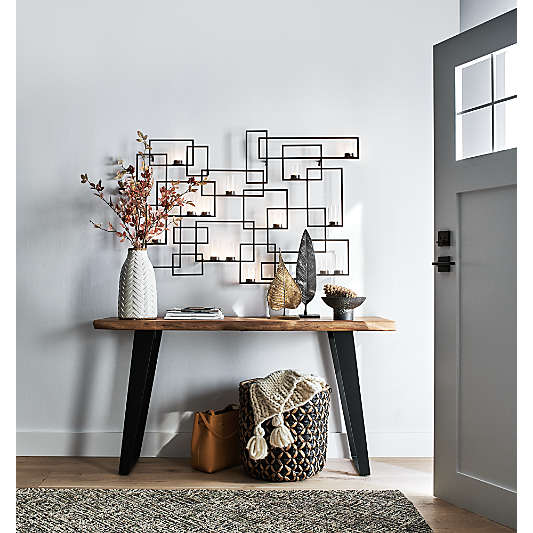 Circuit Bronze Metal Wall Candle Holder