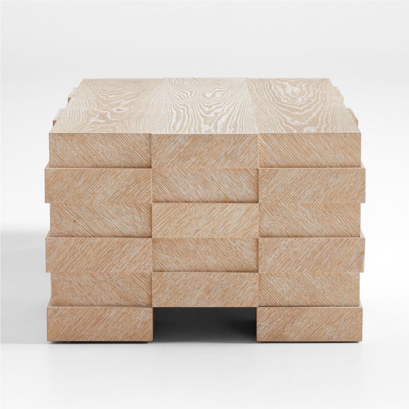 Flitch Rectangular Wood Storage Coffee Table