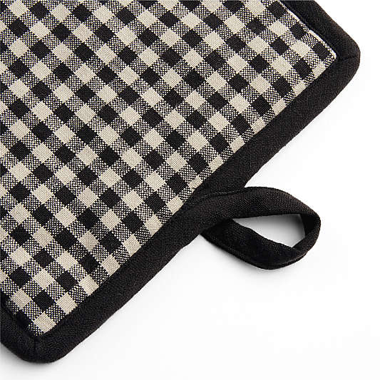 Fall Gingham Organic Cotton Pot Holder